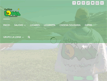 Tablet Screenshot of grupolaloma.com.ar